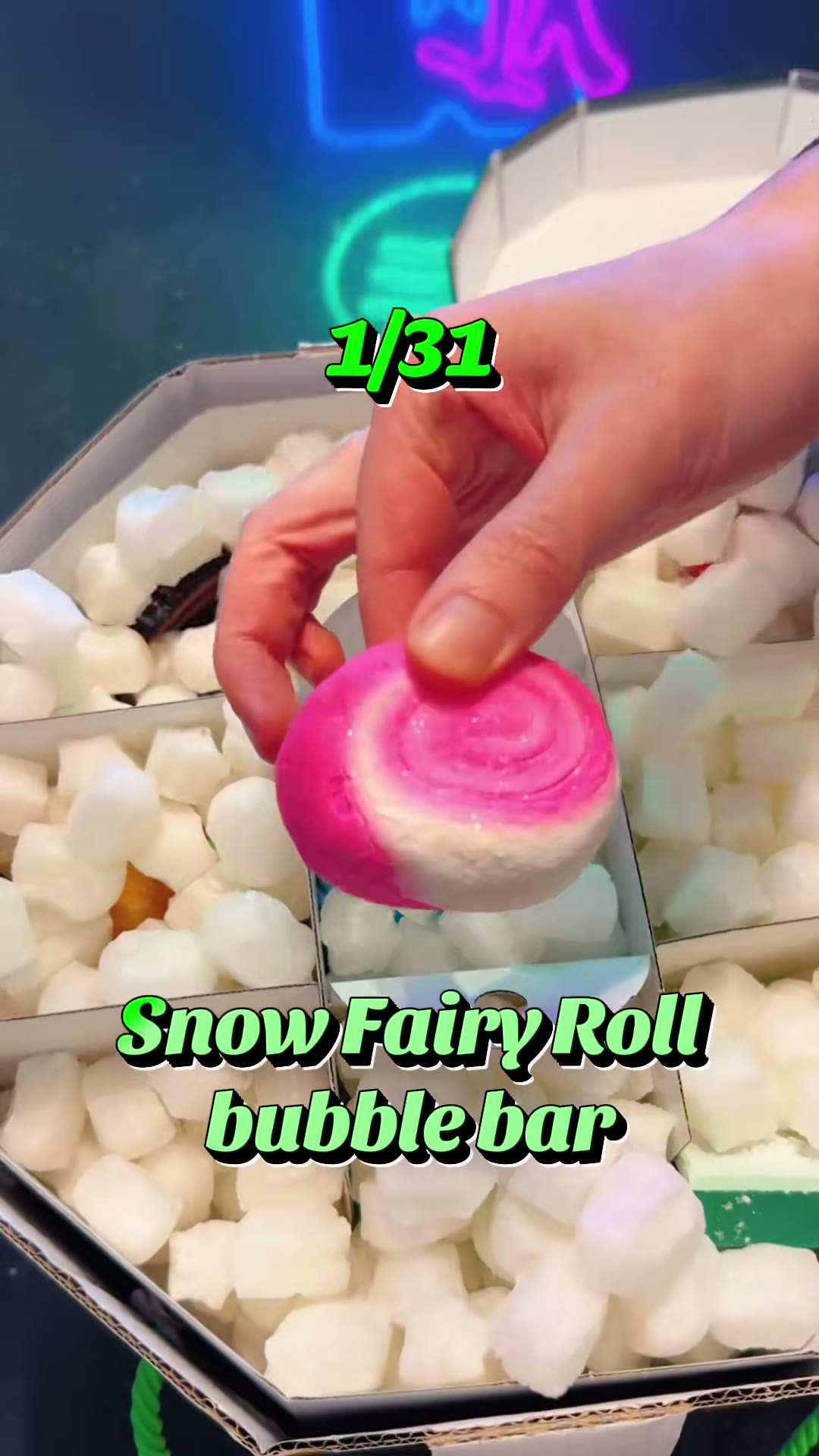 Snow Fairy Roll Bubble Bar