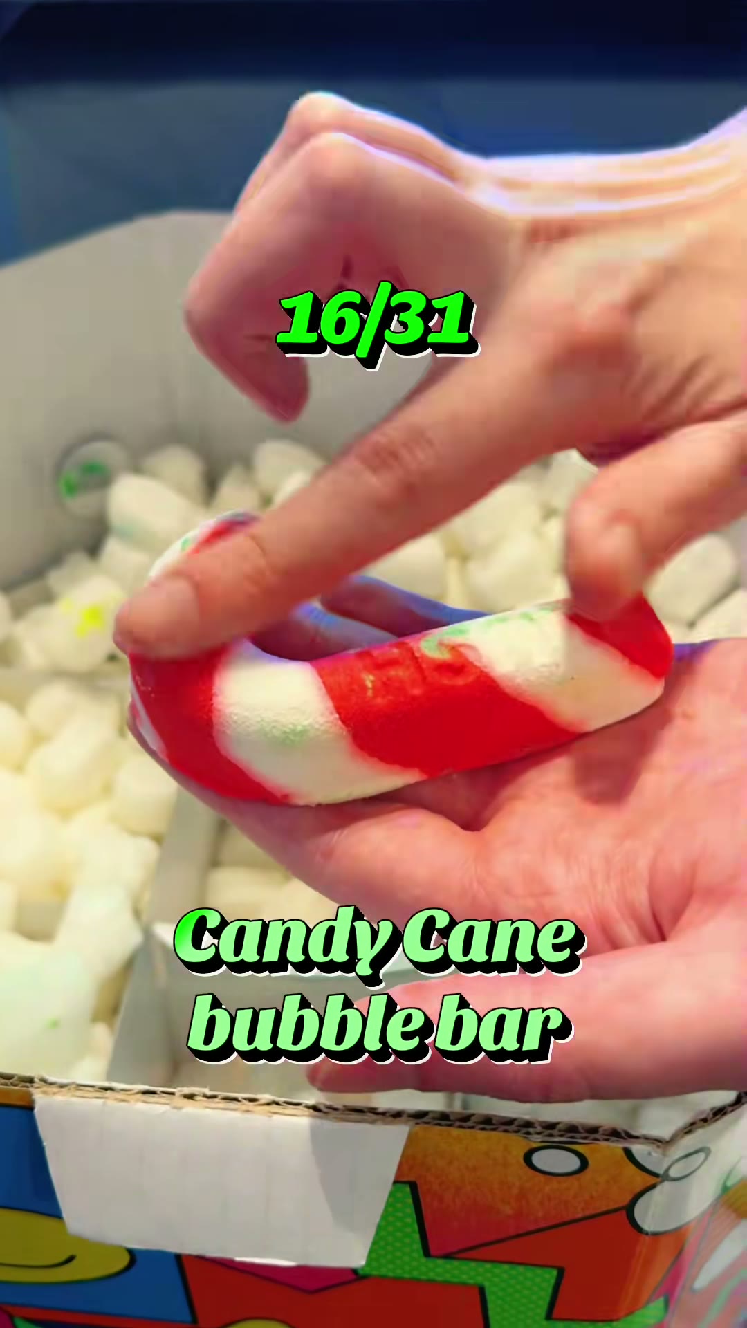 Candy Cane Bubble Bar